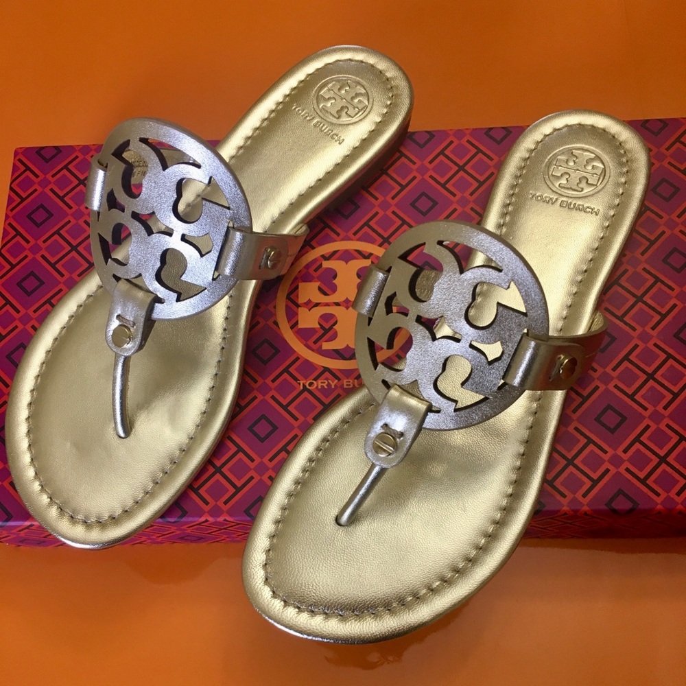 NEW Tory Burch Miller Sandals - Picture 5 of 8